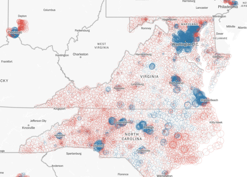 These wealthy neighborhoods delivered Democrats the House majority