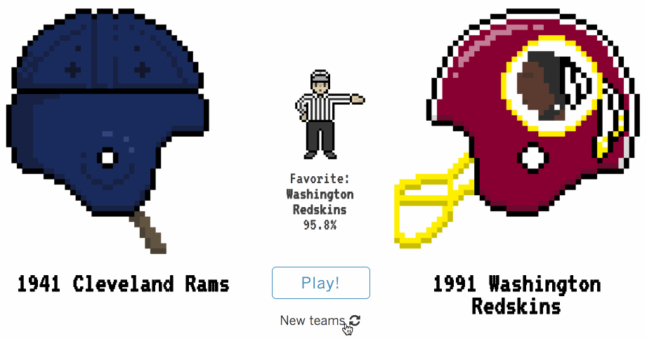 L.A. Rams throwback throw down