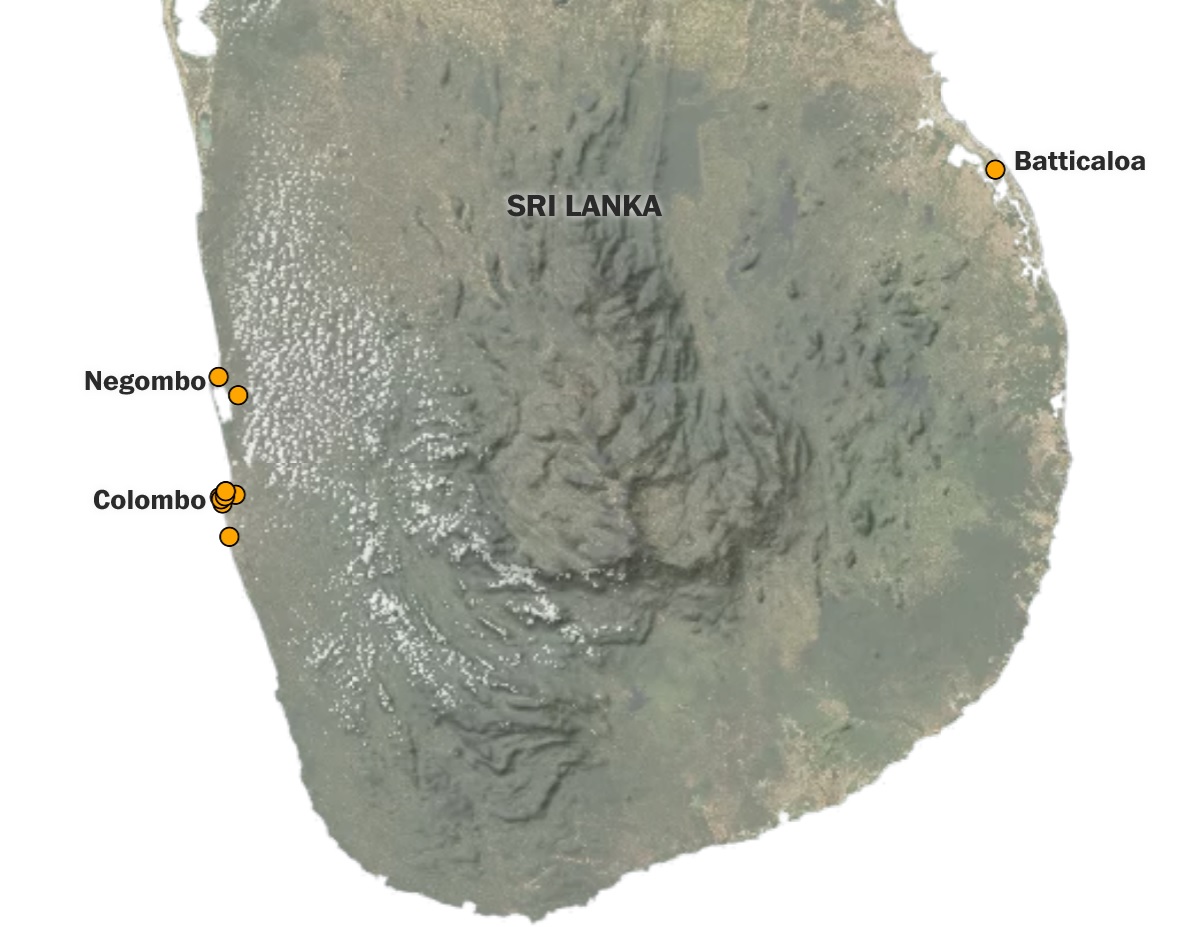 How terror detonated with precision across Sri Lanka