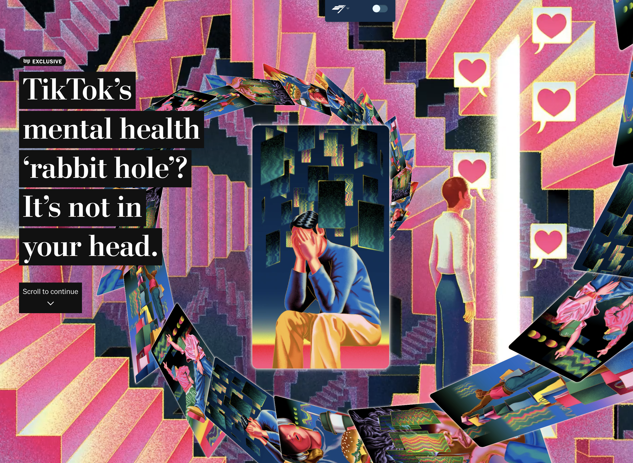 TikTok's mental health 'rabbit hole'? It's not in your head.